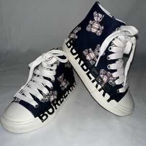Kids Burberry High Top Sneaker